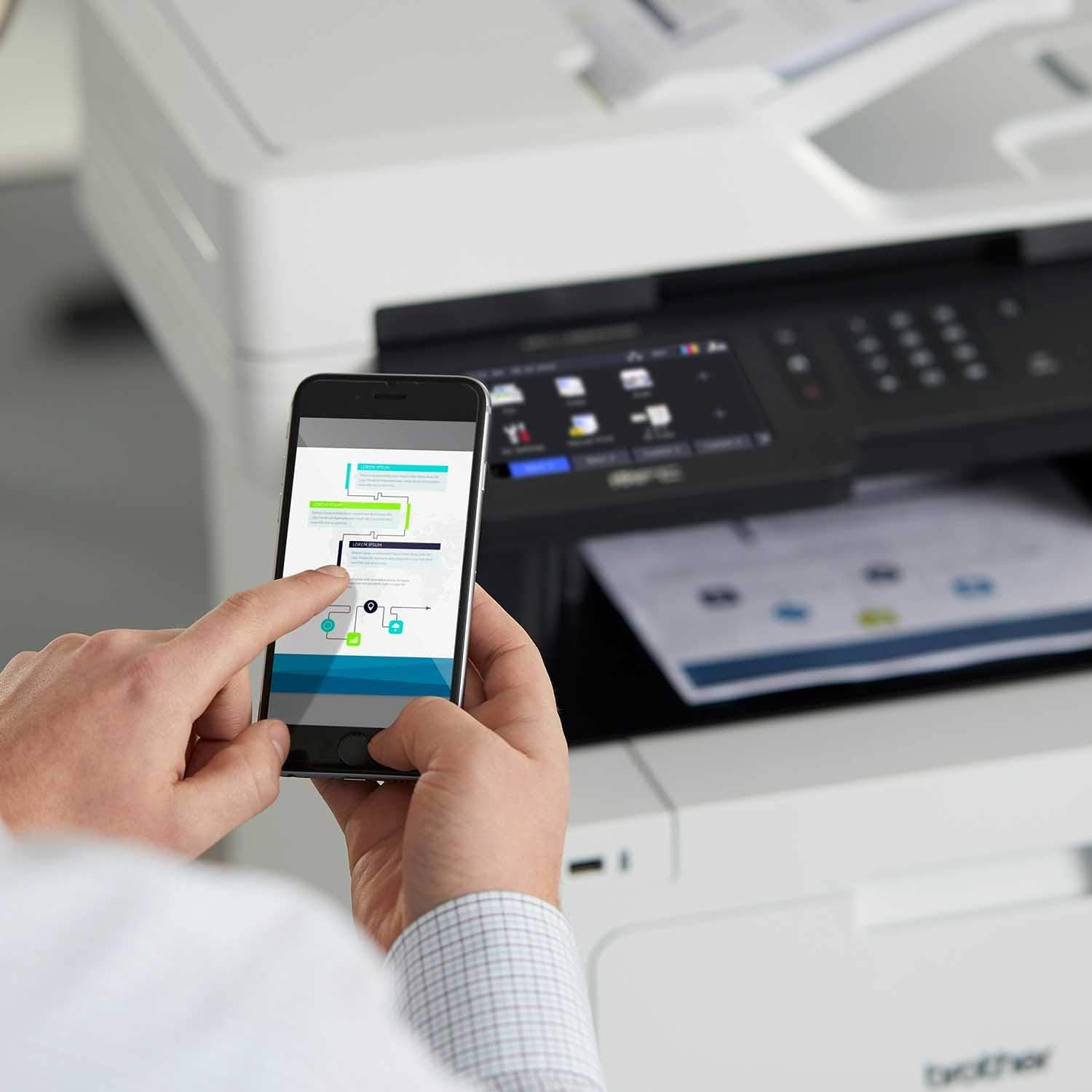 Brother MFC-L8900CDW Business Color Laser All-in-One Printer,  Dash Replenishment Ready - Image 8